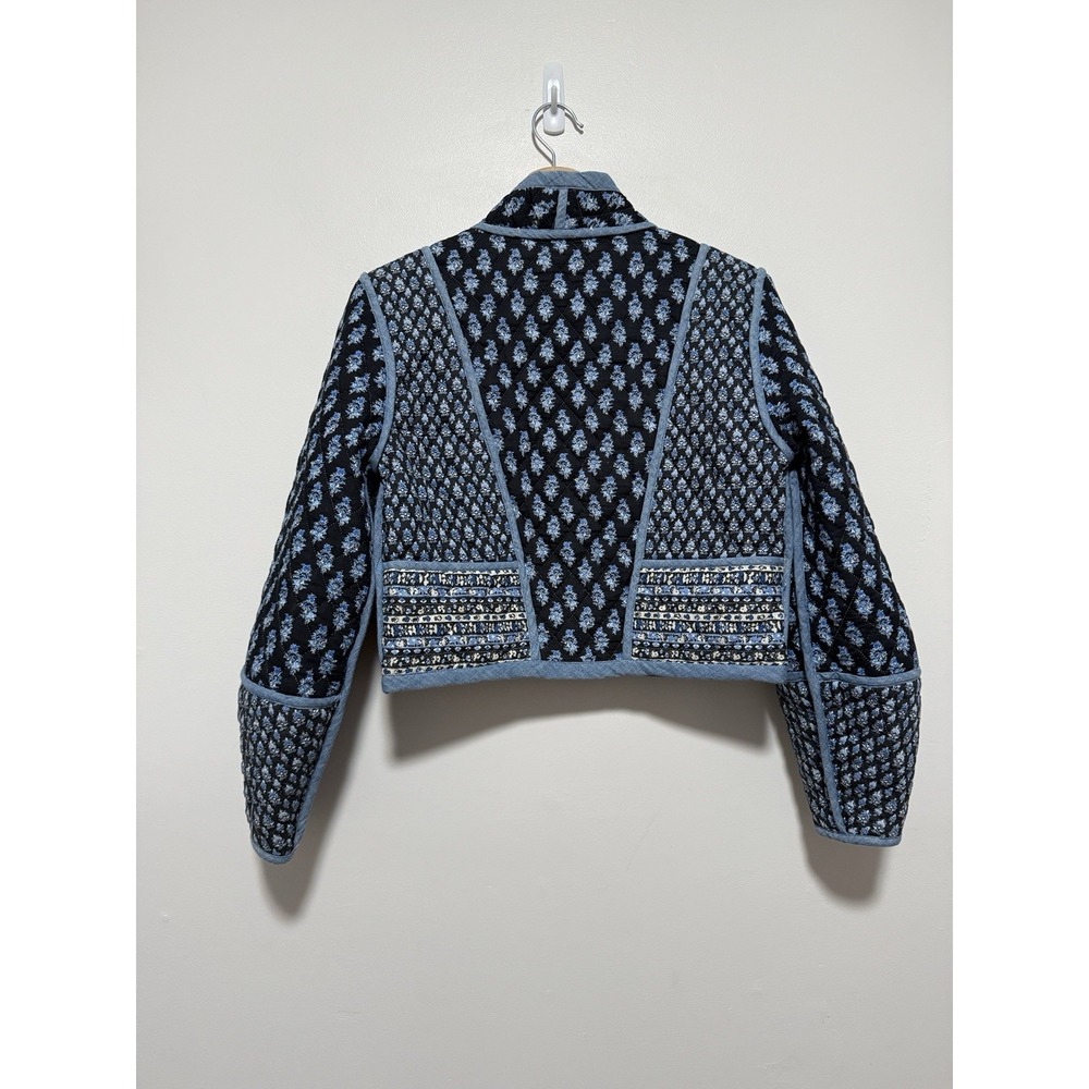 Veronica Beard Kamila Reversible‎ Quilted Floral Jacket - Picture 5 of 10